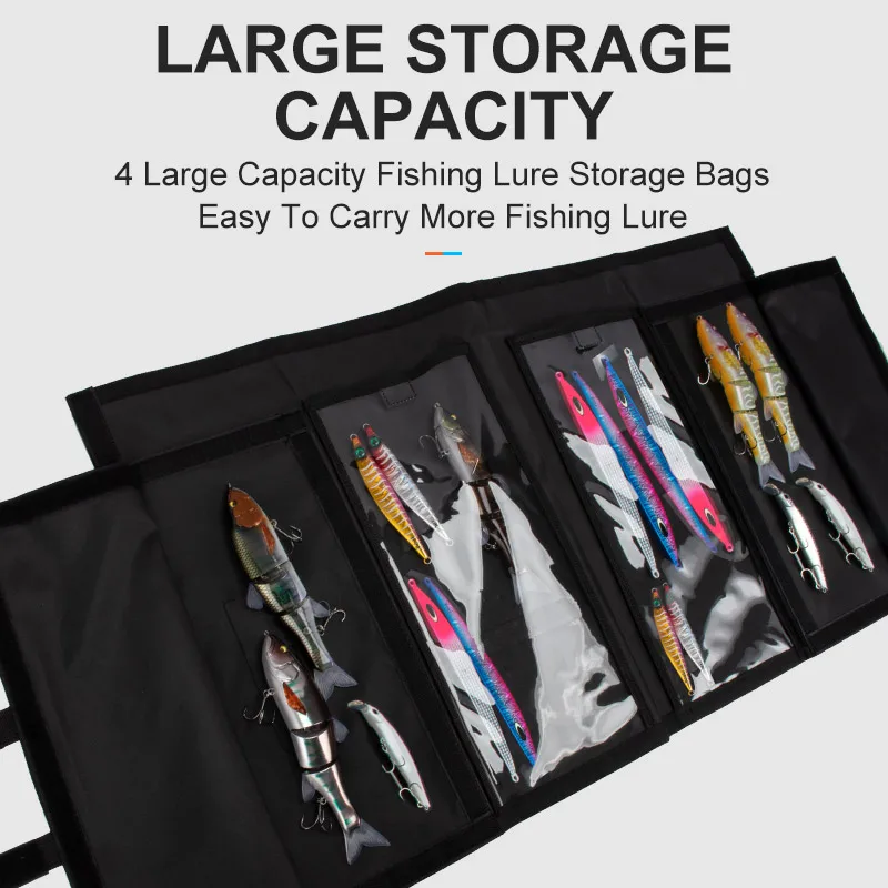 LEYDUN Swimbaits bolsa de cebos – bolsillos híbridos, fácil acceso - imagen 5