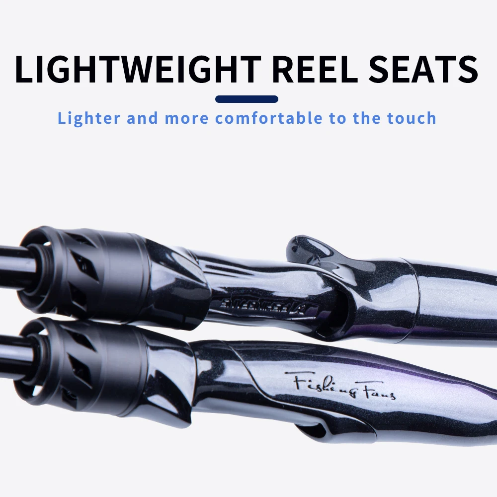 FISHINGFANS LS guía de luz UL con punta sólida de carbono