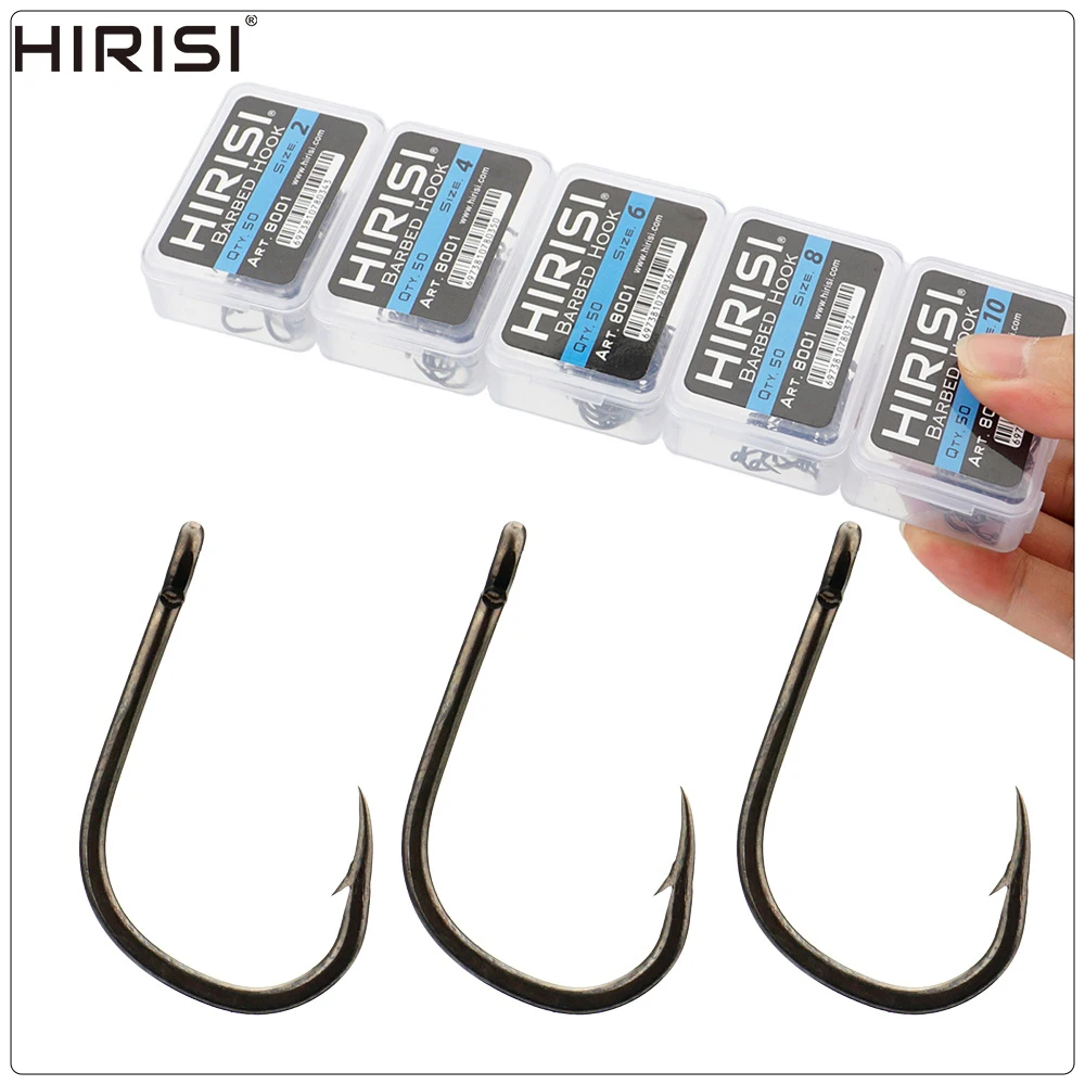 Anzuelos Hirisi 8001 en caja