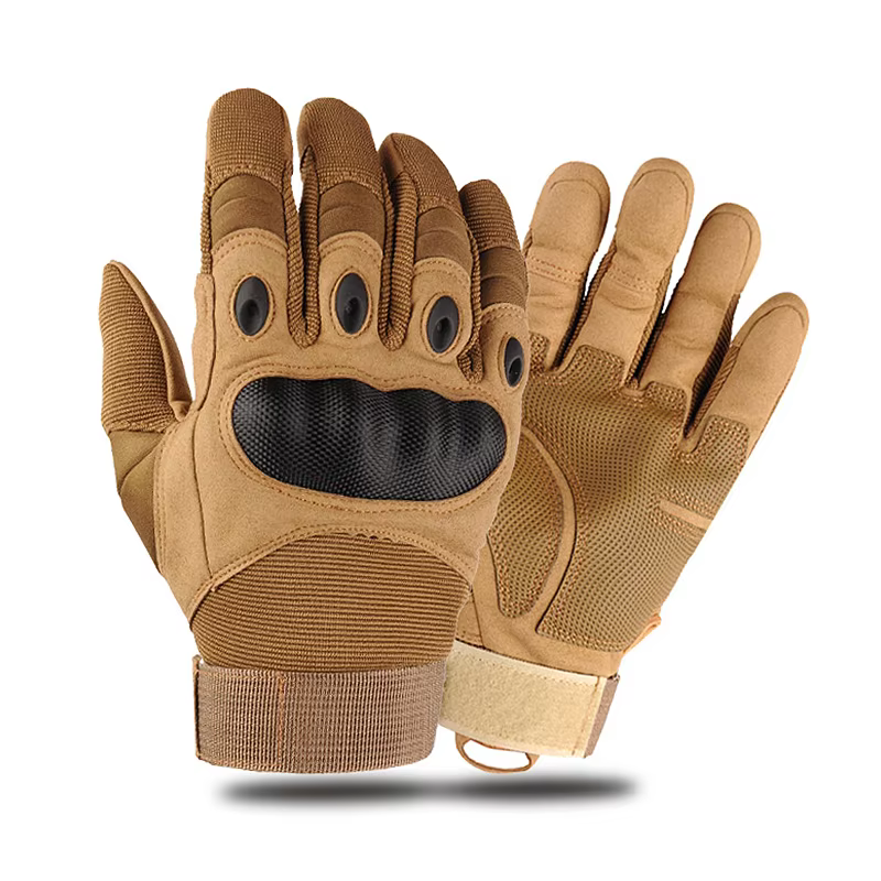 Guantes tácticos de dedo completo para caza ciclismo y motocicleta - imagen 2