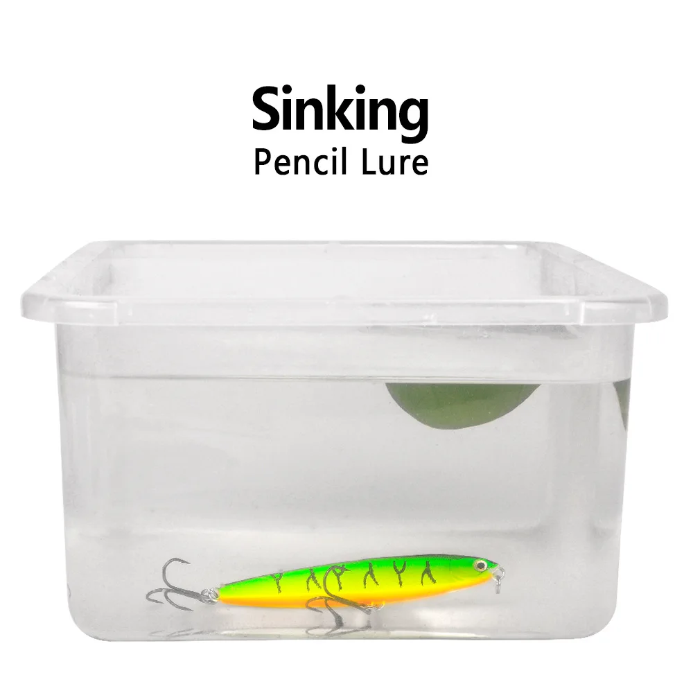 Proberos Wobbler Minnow de hundimiento tipo lápiz – cebo duro - imagen 4