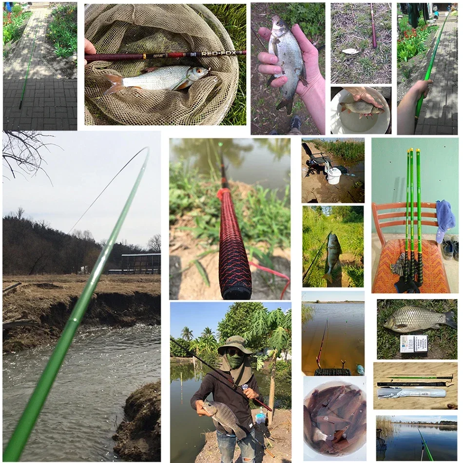 Goture BREEZE — Caña de pesca ultraligera de carbono, acción 3:7 - imagen 5