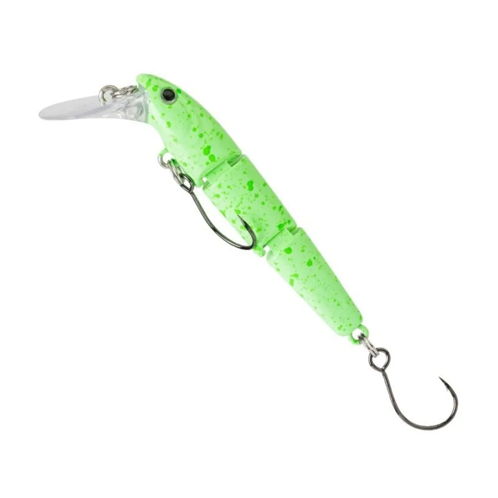 Wobbler hundible articulado con anzuelo simple para arroyo - imagen 5