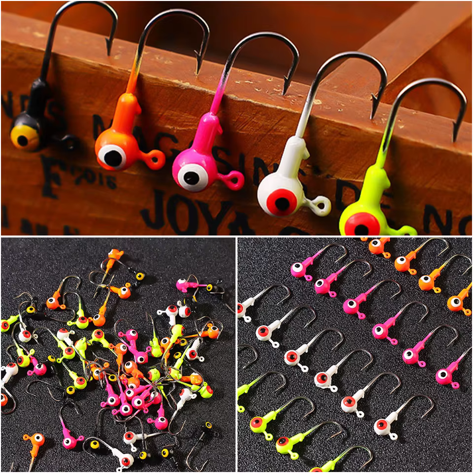 WALK FISH Jig Head – Anzuelo con cabeza de plomo para vinilo - imagen 5