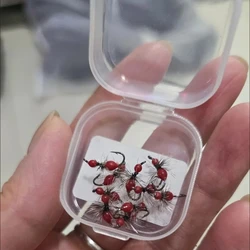 Anzuelo imitación hormiga micro con púas para pesca en arroyo