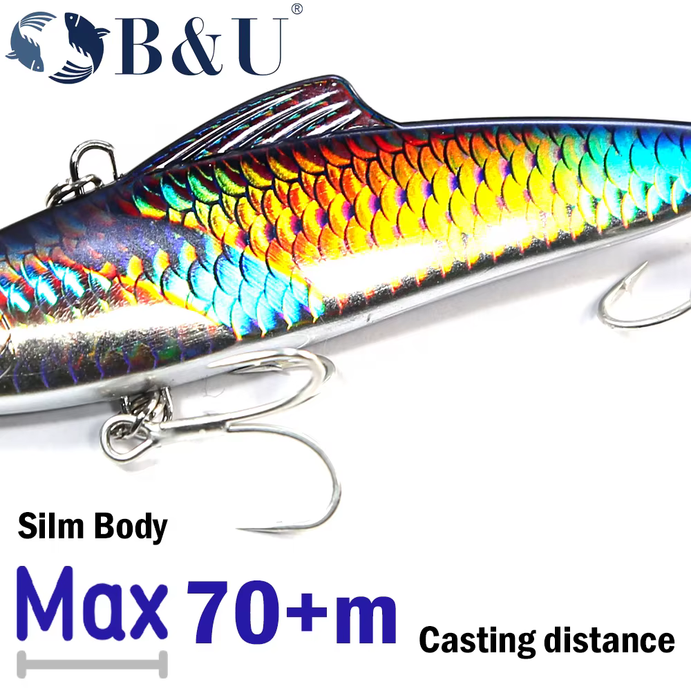 B&U Wobbler Lucio Hundimiento – Señuelo Doble Vibración - imagen 5