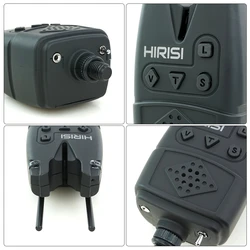 B160 alarma de pesca carpas con ajuste sonido y LEDs multicolor