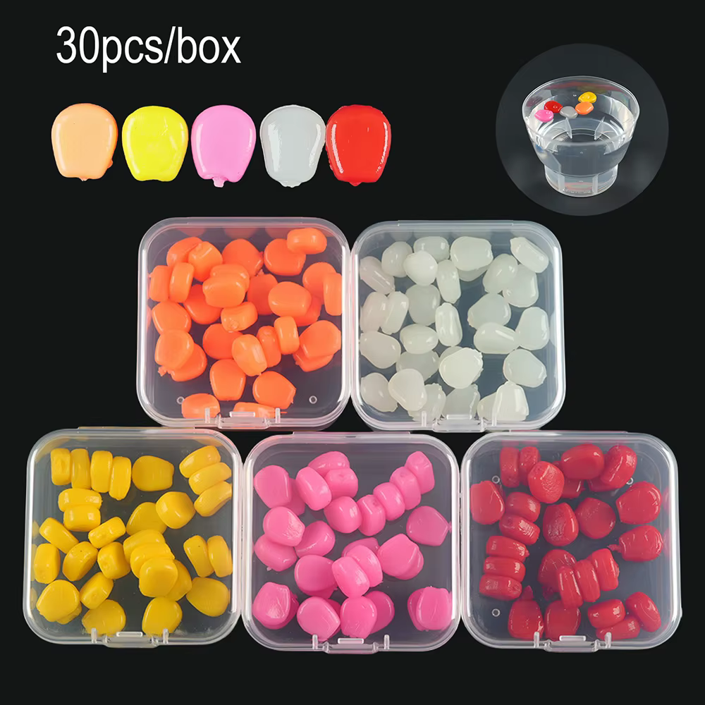 Maíz flotante para carpa en colores – cebo blando de silicona orgánica - imagen 3
