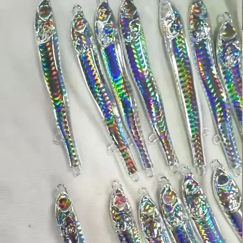 Jig AS Fast – Señuelo plantilla brillante con triple anzuelo - imagen 4