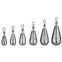 TAKEDO FD04 Plomo gota libre para pesca con accesorios giratorios