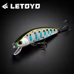 LETOYO SEVERO Minnow Hundible de Largo Alcance para Lubina