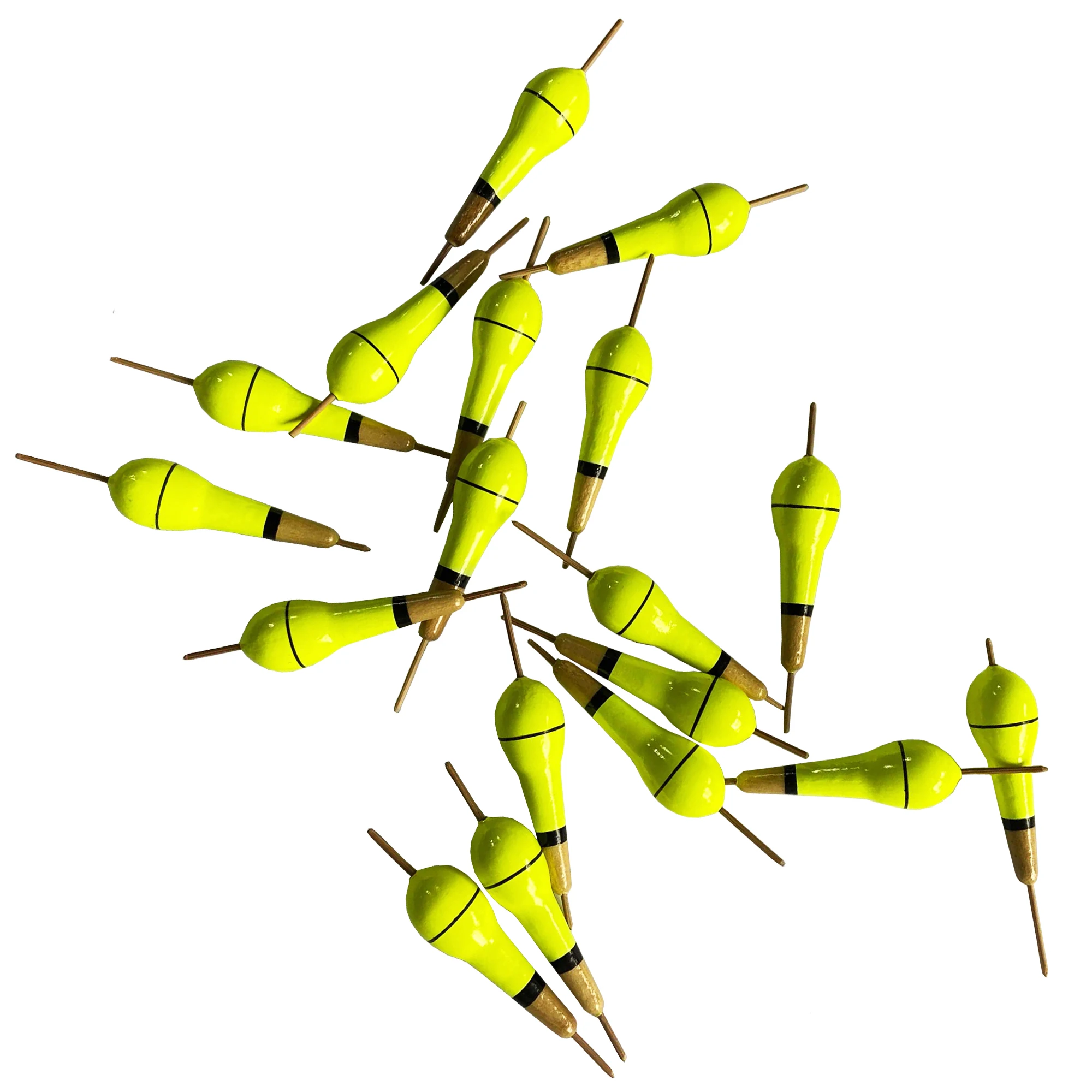 Bobbers de pesca con flotador de corcho de paulownia