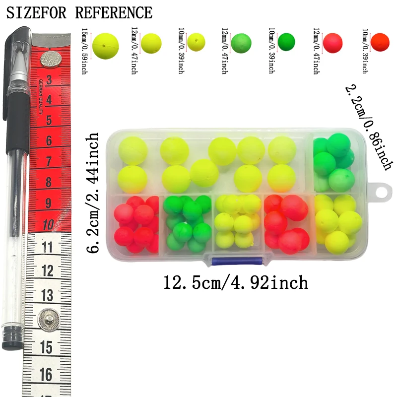Boyas de espuma flotadores High Visibility para pesca con mosca – Pomfret y Walleye - imagen 4