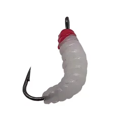 Señuelo Soft Plástico Larva Realista – Ceb Artificial para Redfish y Lubina