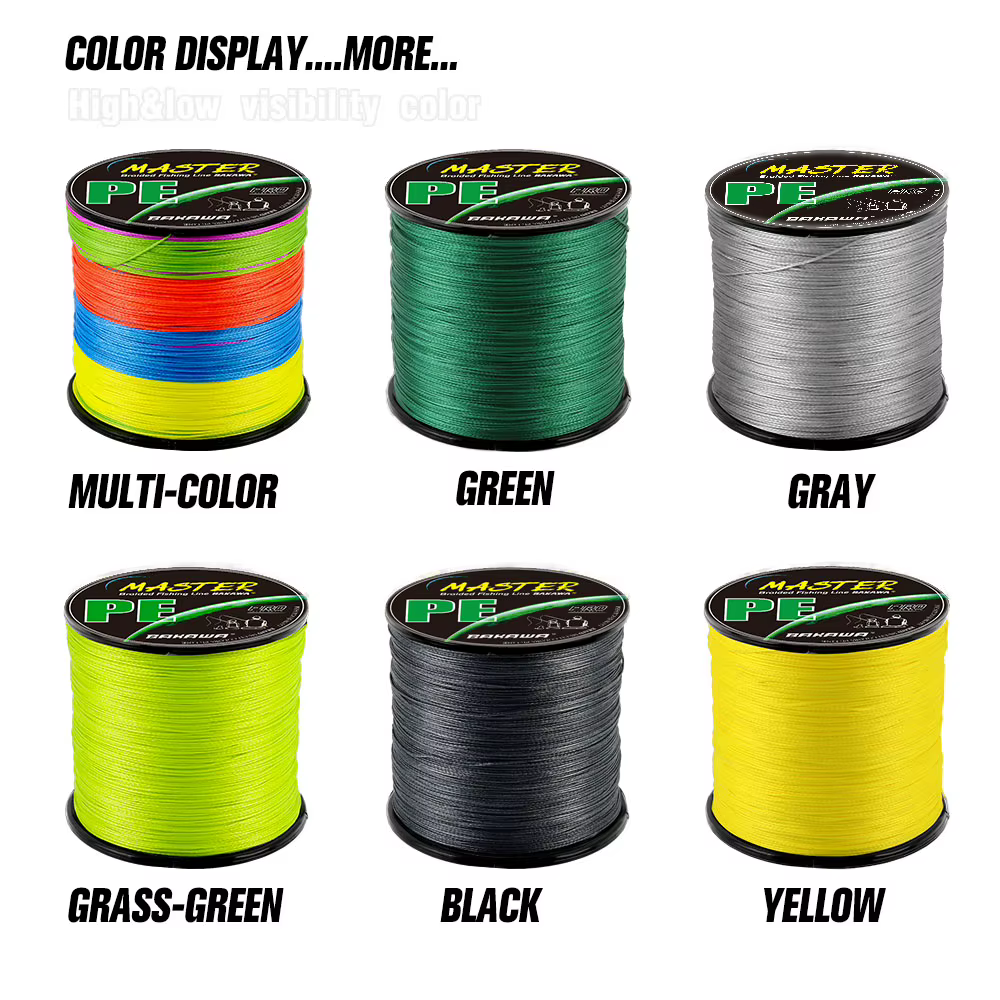 BAKAWA Hilo Trenzado 8 Hebras para Carpfishing - imagen 3