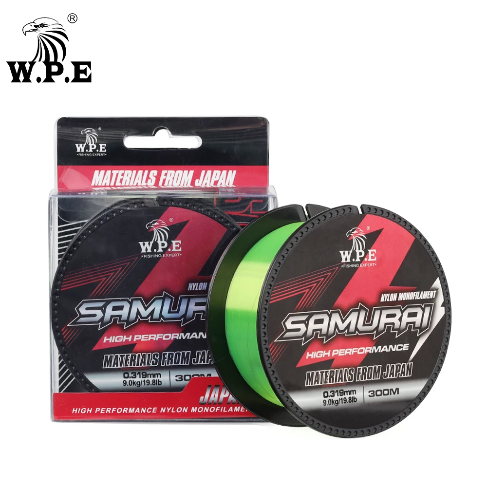 W.P.E SAMURAI Linea monofilamento nylon 300m 0,267-0,342mm Carpa - imagen 4