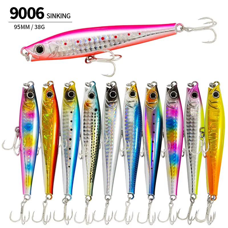Señuelo minnow hundido para pesca de lubina - imagen 3