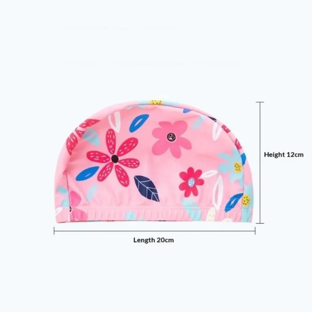 Gorro de natación infantil impermeable de poliéster con dibujos - imagen 5