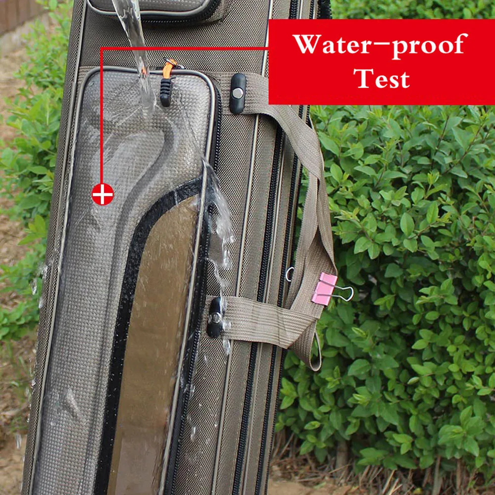 Bolsa rígida Oxford para cañas de pescar con organizador - imagen 5