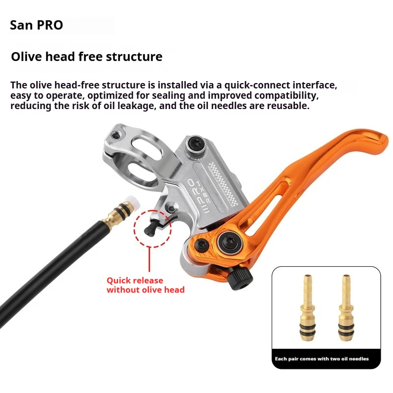Freno hidráulico ultraligero MTB multipistón - imagen 4