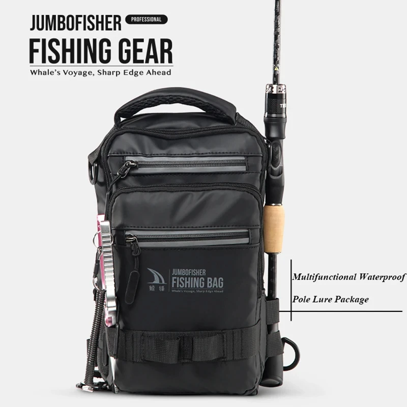 Bolsa de pesca táctica multifuncional resistente para pescadores