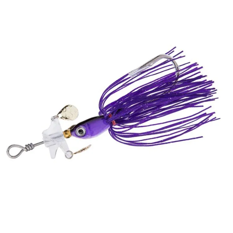 Señuelo con hélice y cabezal metálico para spinning - imagen 4