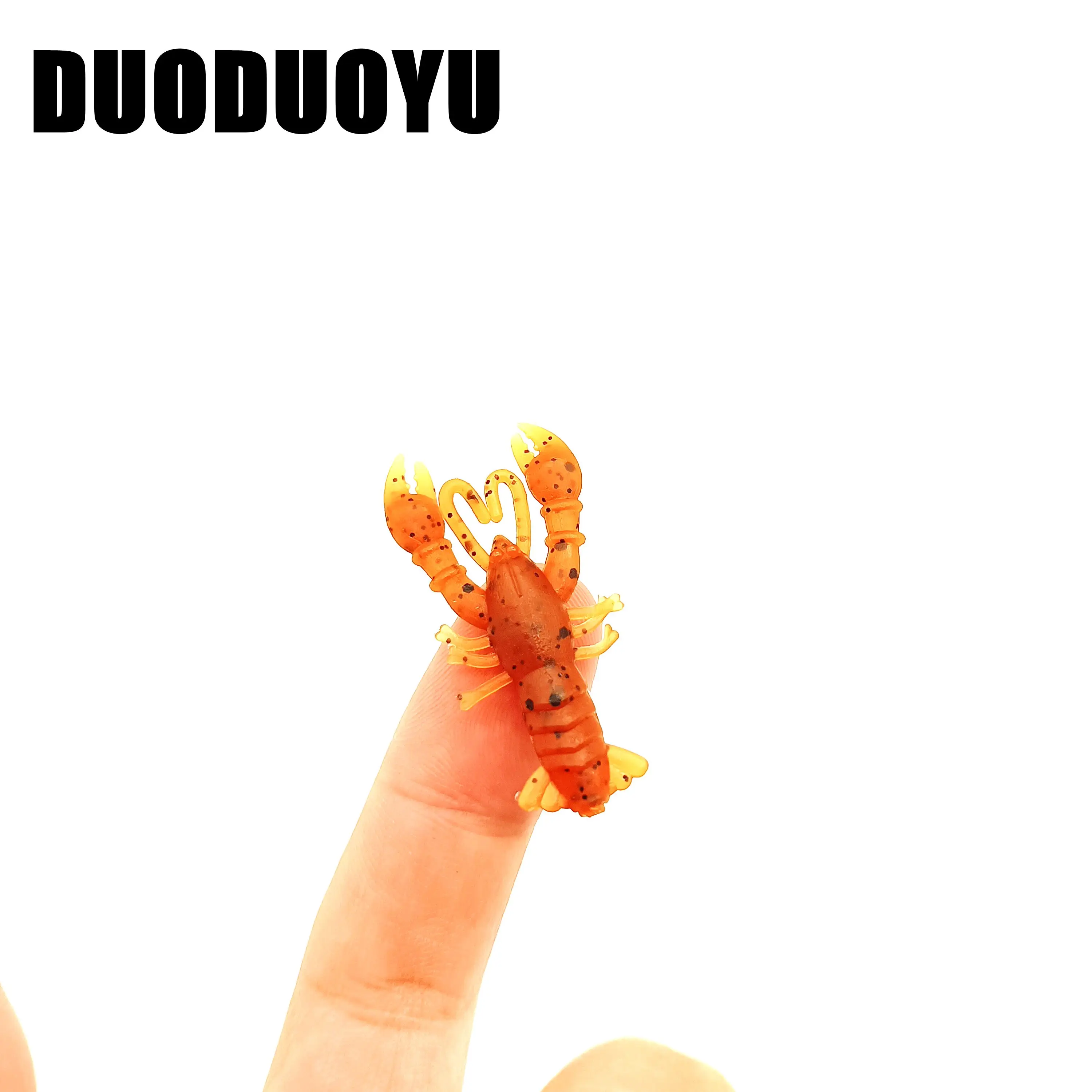 Señuelo DUODUOYU mostrando detalle del cuerpo de cangrejo