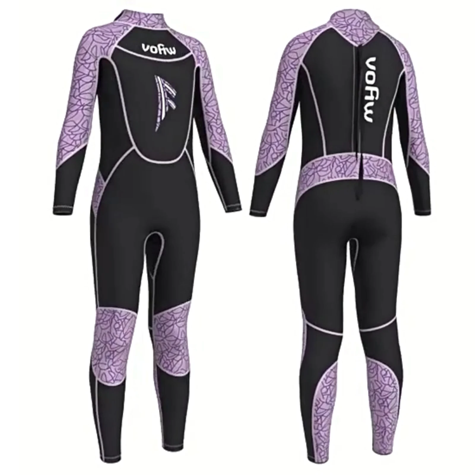 Traje de neopreno infantil térmico de terciopelo manga larga apnea - imagen 2