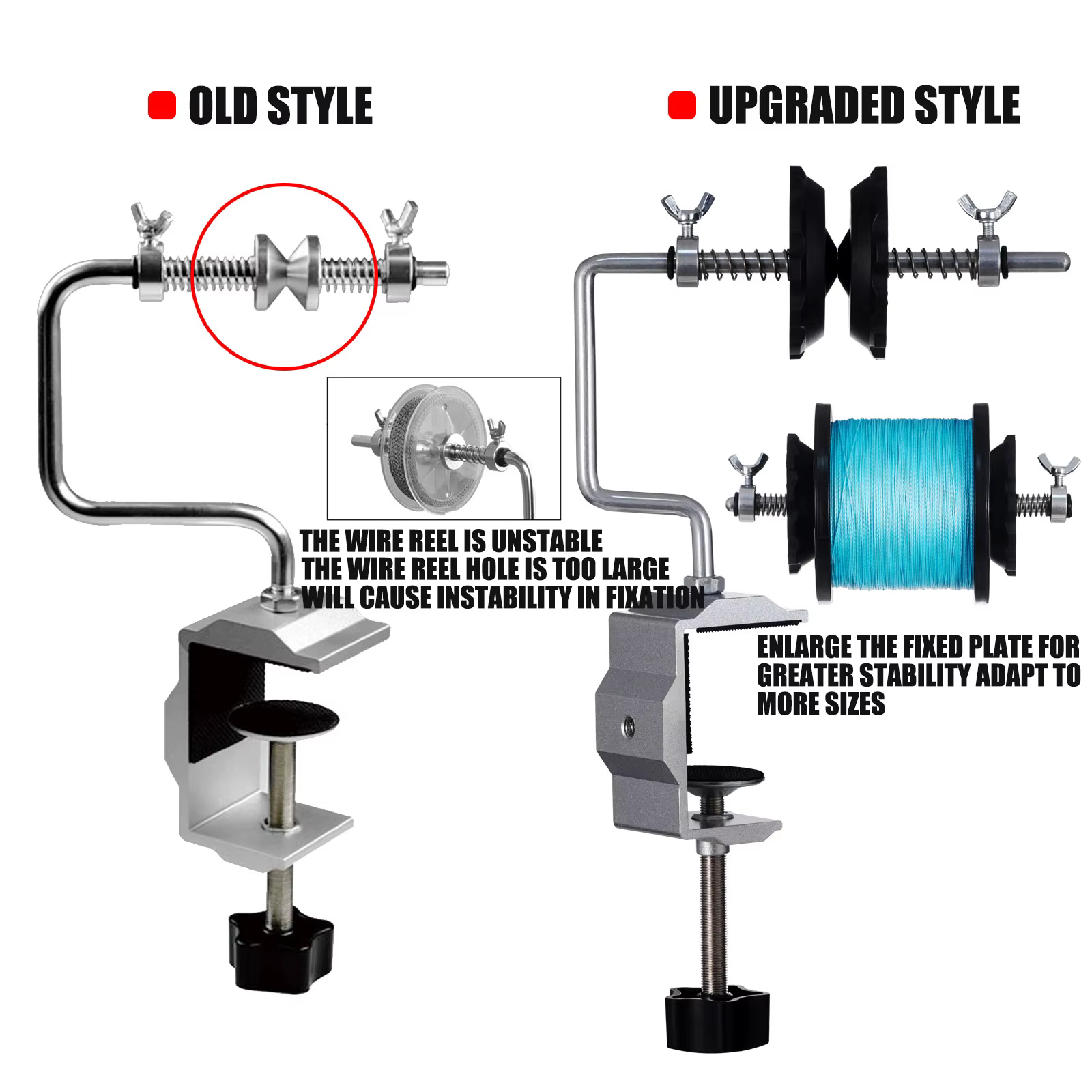 Nuevo Carrete Baitcasting portátil de sedal para pesca y aparejos - imagen 5