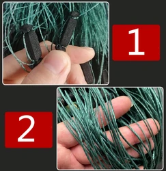 Finefish-red Línea monofilamento tres capas con flotador para pesca