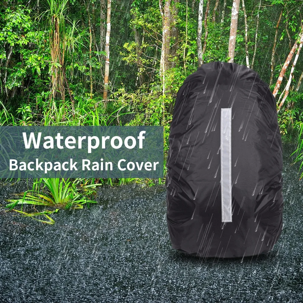 Funda impermeable para mochila ultraligera con tira reflectante - imagen 4