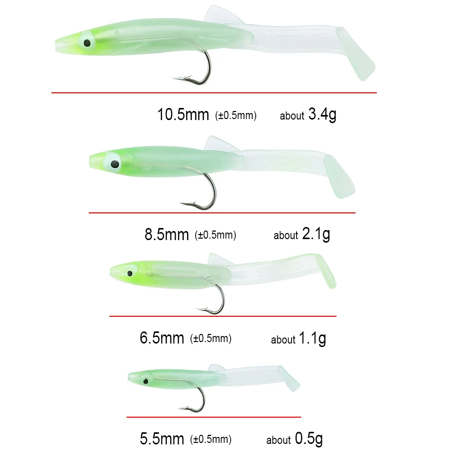 Kit Jig Head FTK para spinning con vinilos – Selección de tamaños