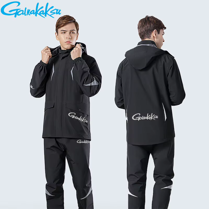 Chubasquero Pesca Reflectante Nocturno – Impermeable y Cortavientos