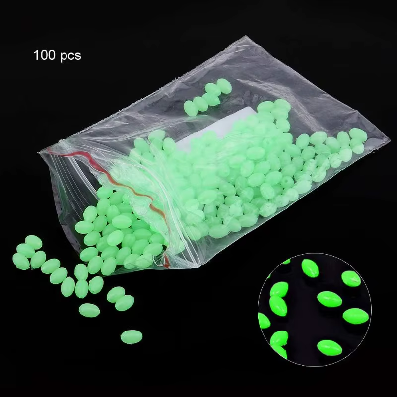 Cuentas Luminosas Ovaladas Flotantes para Aparejos de Pesca Nocturna - imagen 4