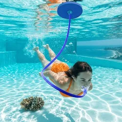 Respirador de buceo doble tubo seco con boquilla de silicona