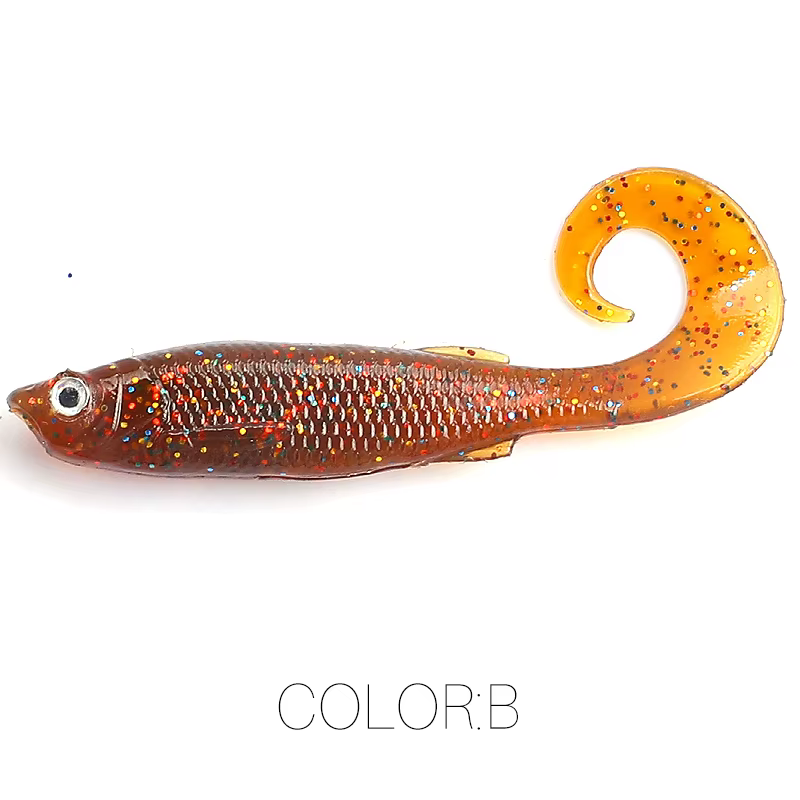 Señuelo blando XZD Luya 6,5 cm para lucio y zander