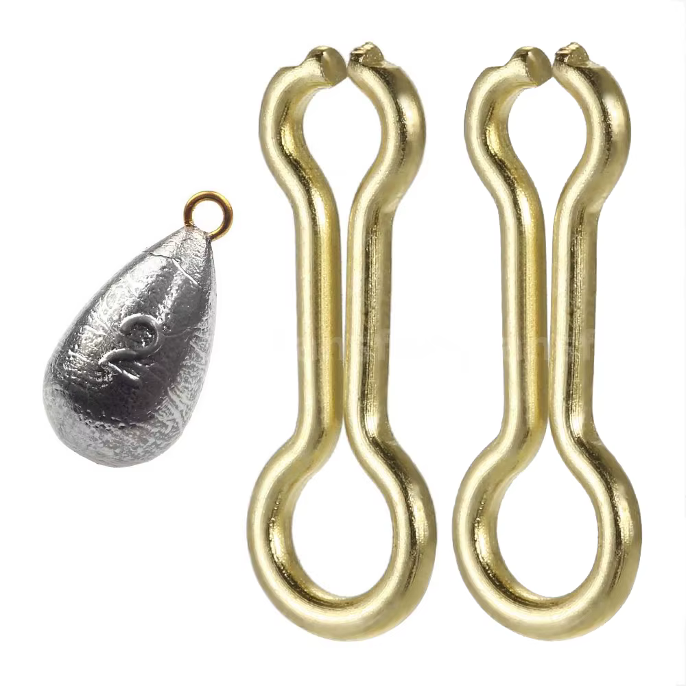 ICERIO Ojos de latón para plomos de pesca – Accesorios DIY - imagen 5