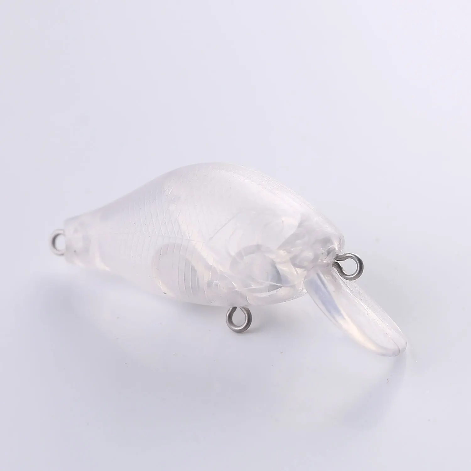 Crankbaits transparentes para lubina FREE FISHER – con cebo DIY - imagen 2