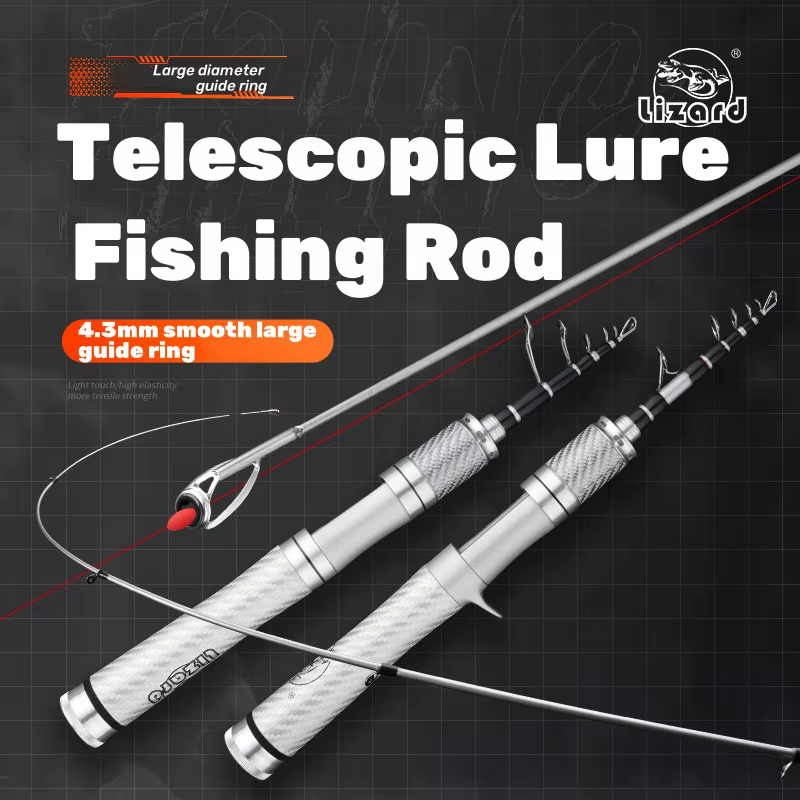 Señuelo extensible LIZARD carbono – Ligero agua salada - imagen 4
