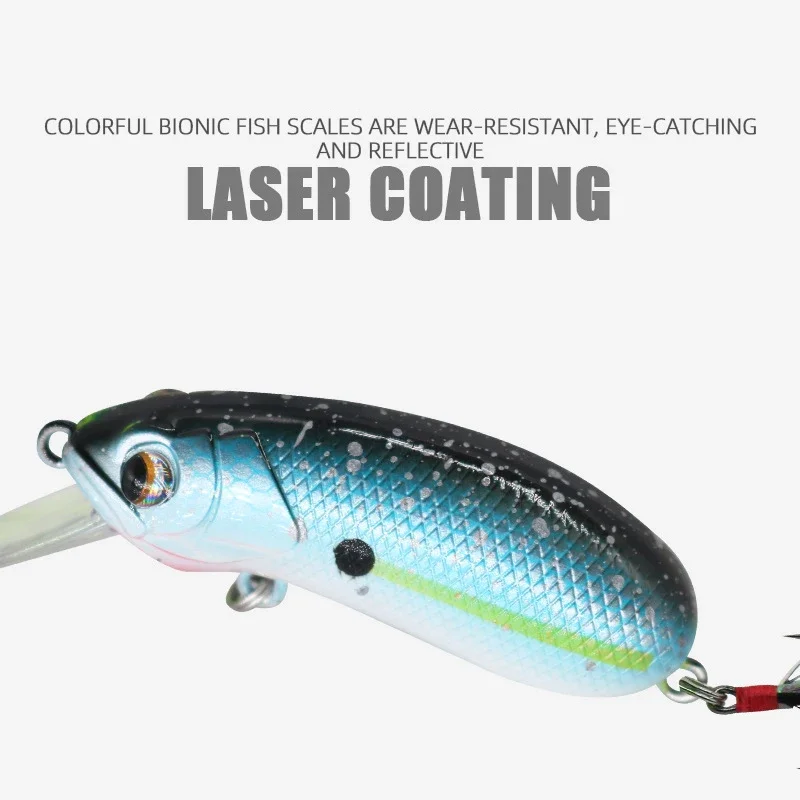 Crankbait pececillo hundimiento lento para lubina - imagen 4