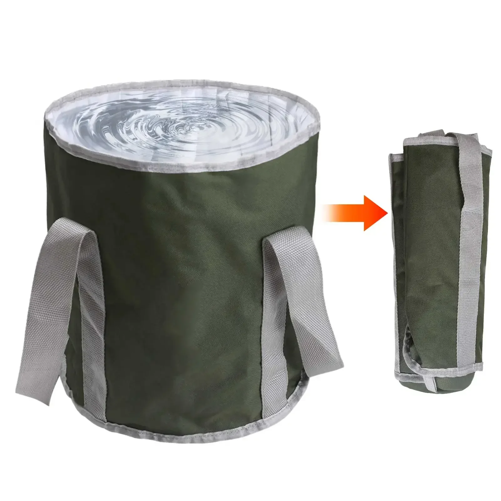Cubo plegable cerrado de 20L