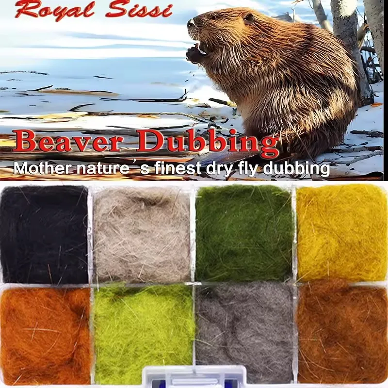 Royal Sissi dubbing de castor para trucha pequeña, flotabilidad natural - imagen 5