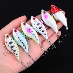 Señuelo hundible vibrante sin labio VIB para lucio y lubina