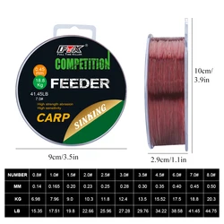 FTK Monofilamento para carpa de nailon superresistente