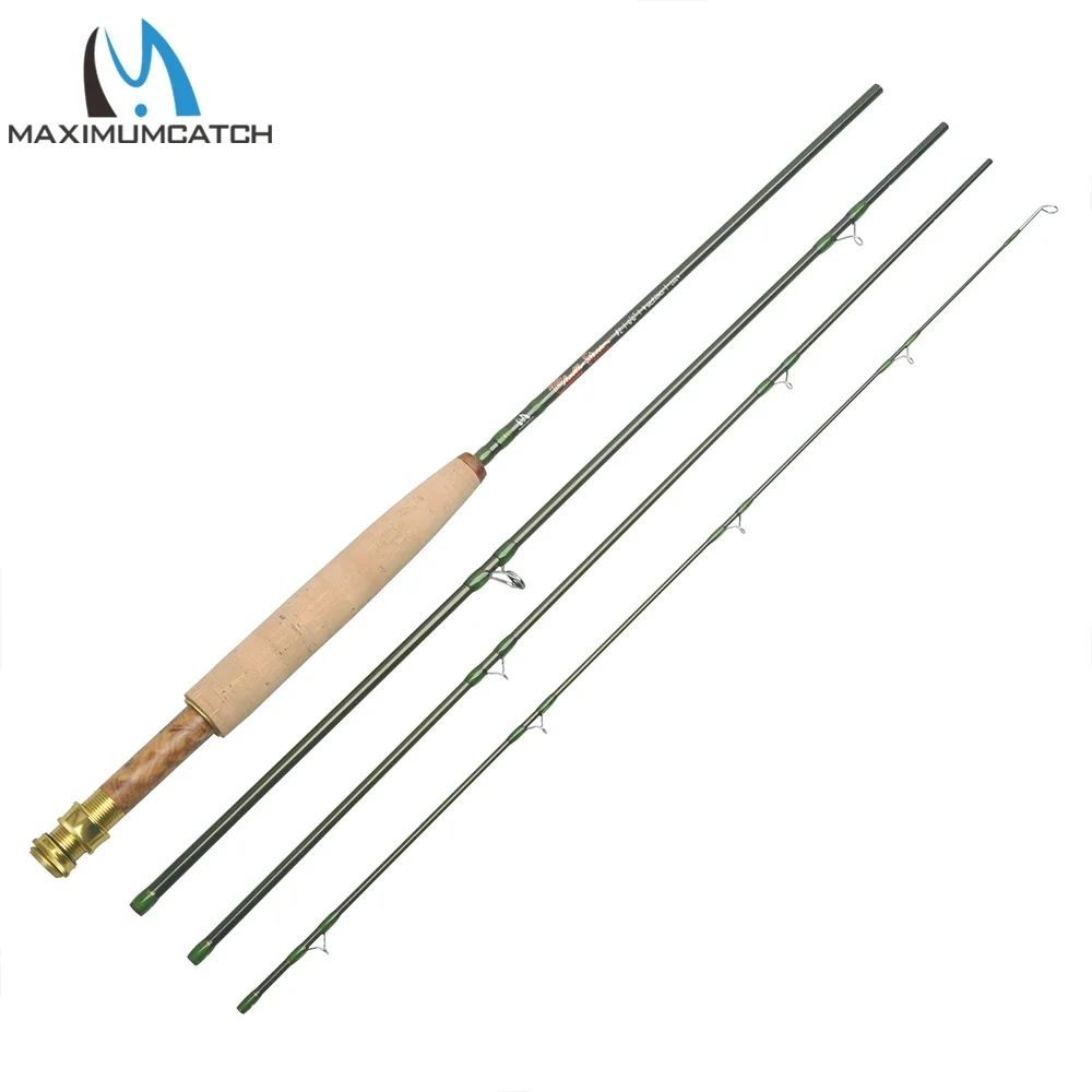 MAXCATCH CHALK Stream Caña de pesca con mosca ultraligera acción rápida - imagen 2