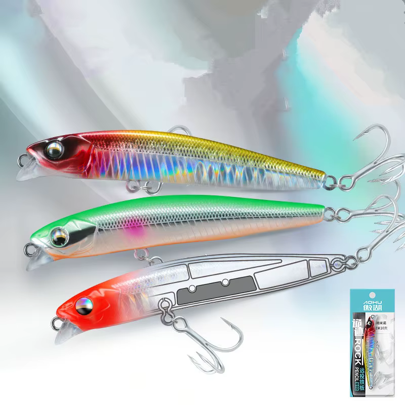 Señuelo minnow hundido de largo alcance para pesca - imagen 3