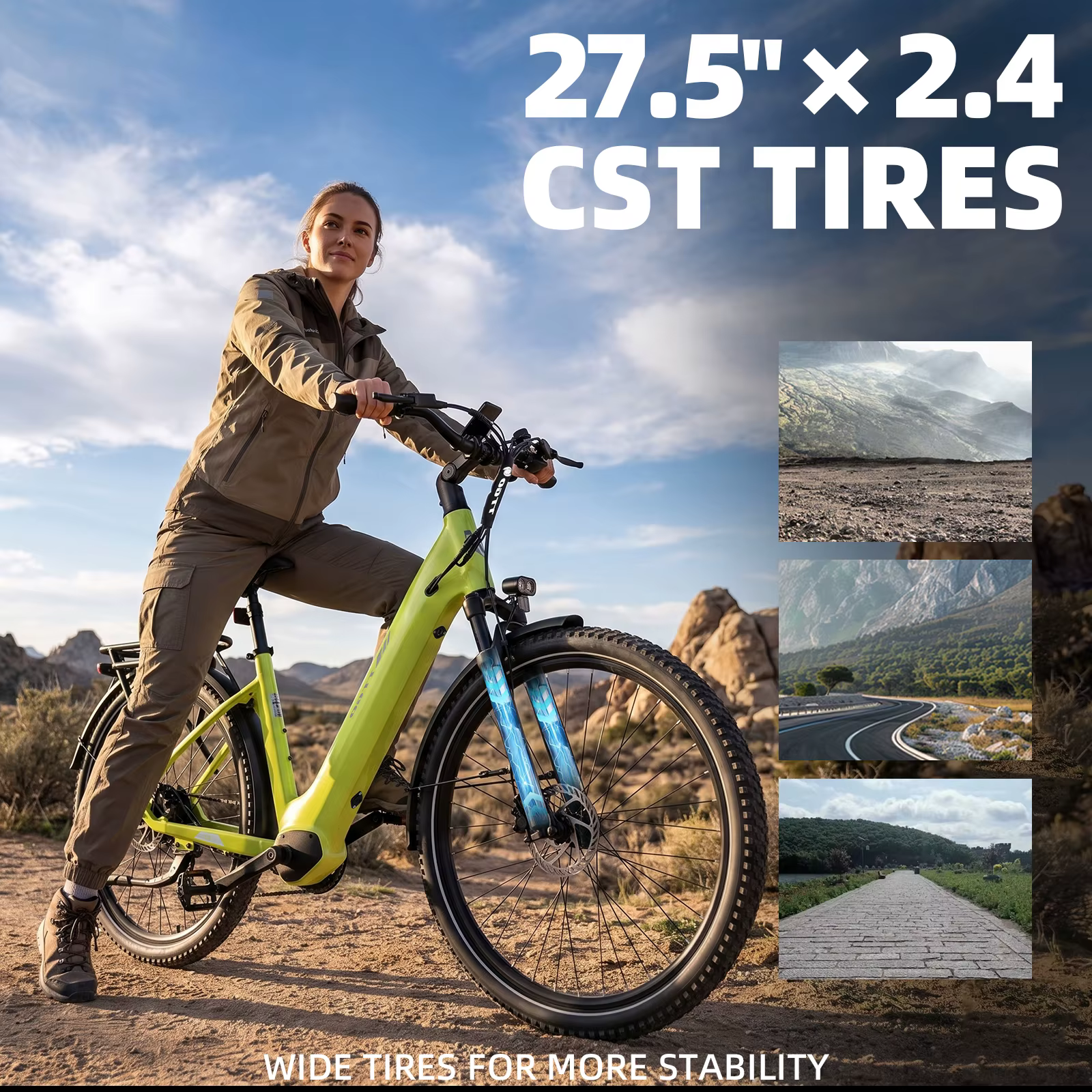 Bicicleta eléctrica de montaña Z3 SUV – 27,5 pulgadas todo terreno - imagen 2