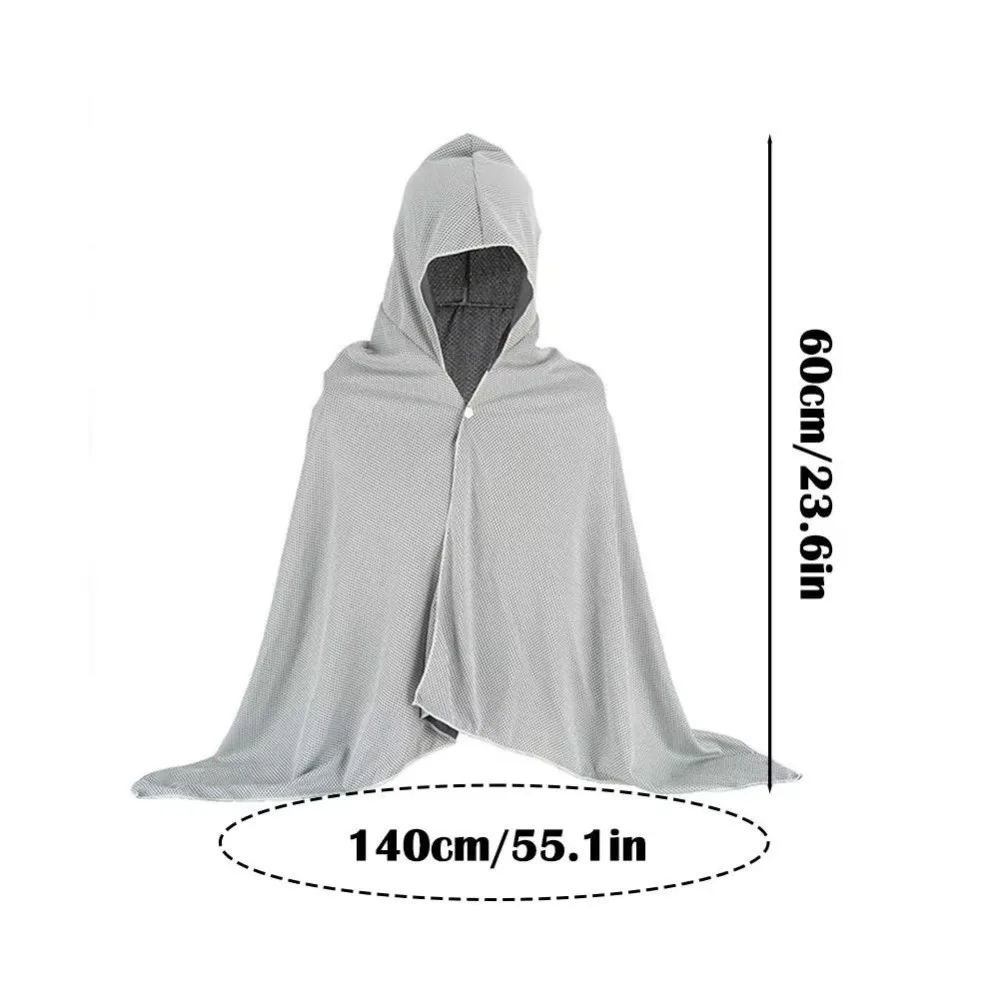 Toalla con capucha y poncho para playa