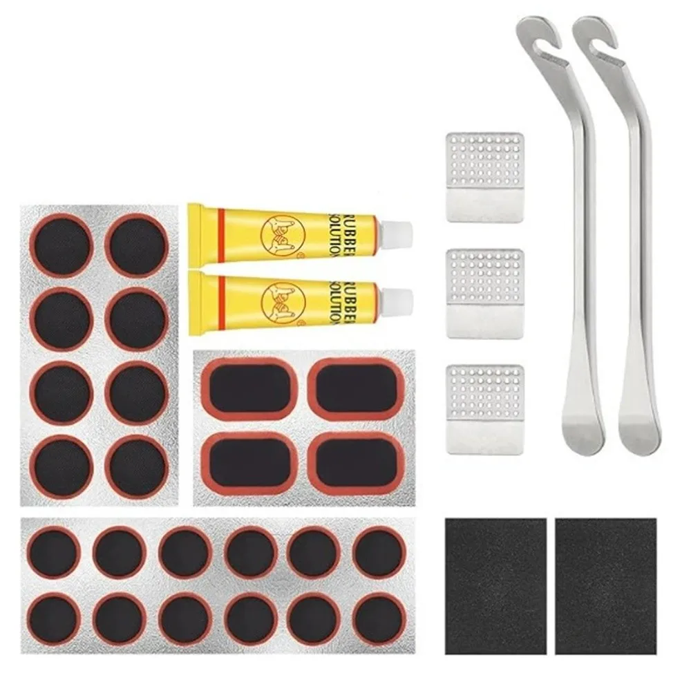 Kit de reparación de neumáticos con parches vulcanizantes y lima metálica - imagen 4