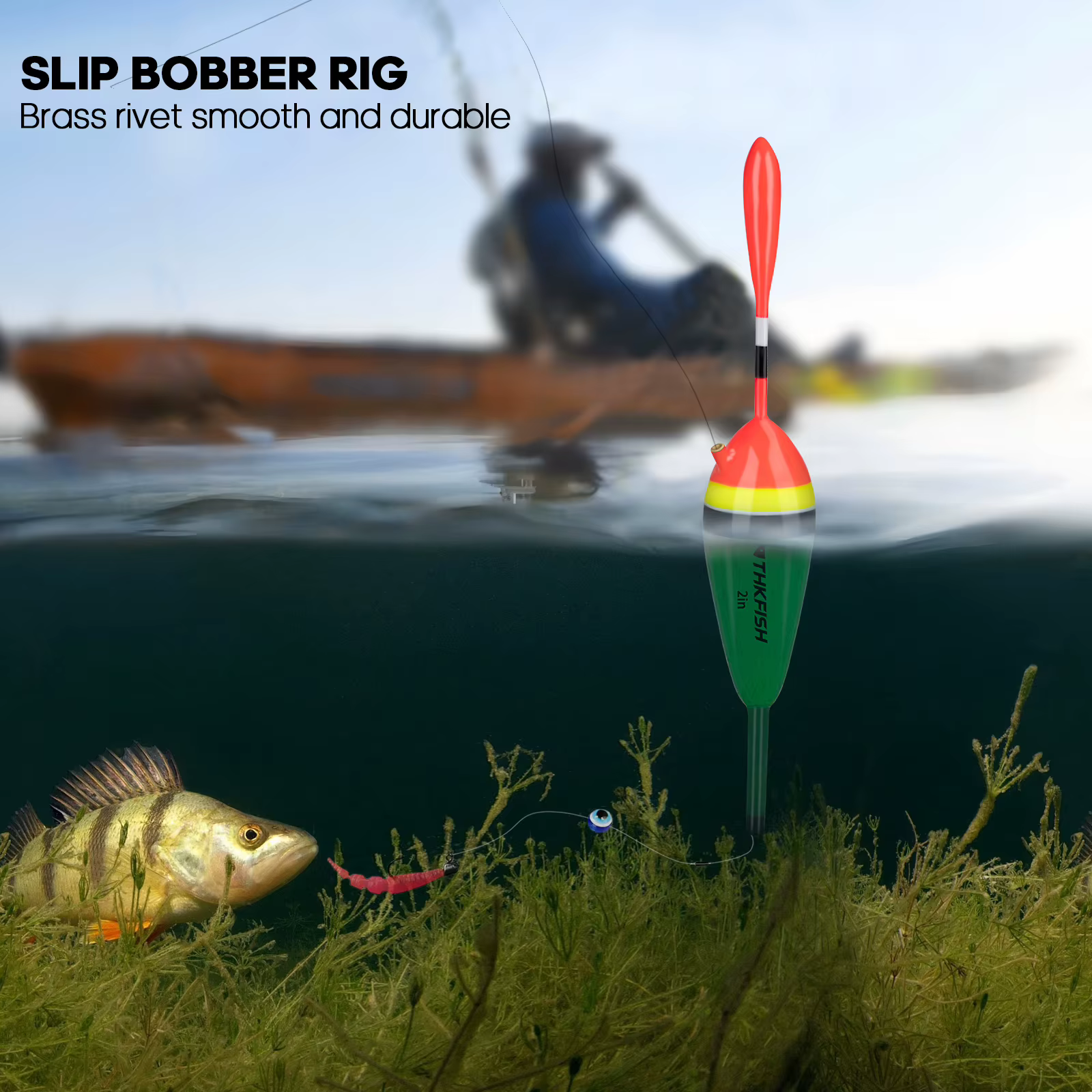 Flotadores Deslizantes de Balsa – 2-3″ para Crappie y Walleye
